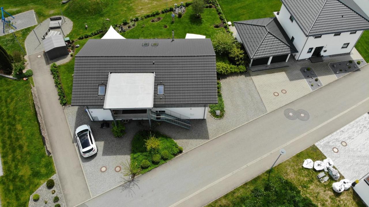 Gemuetliche Ferienwohnung Mit Panoramablick Muttensweiler Dış mekan fotoğraf