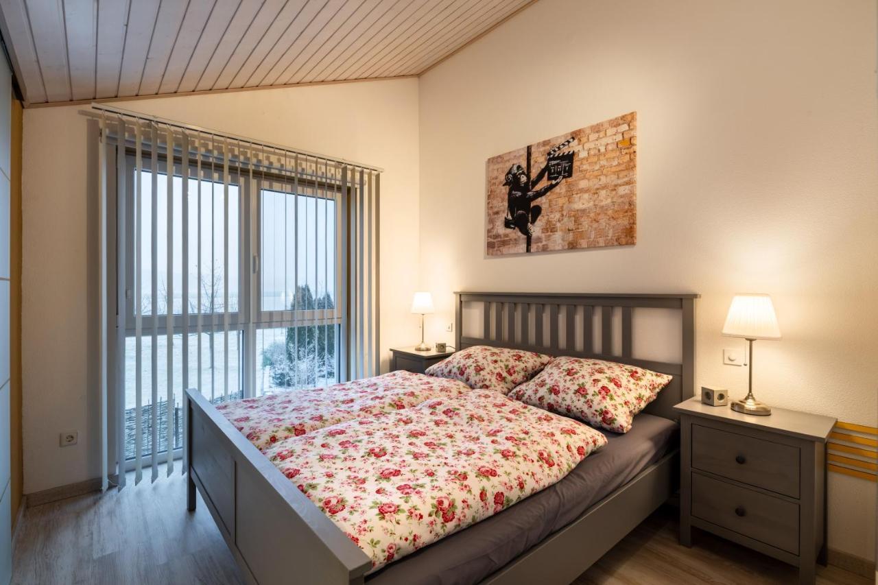 Gemuetliche Ferienwohnung Mit Panoramablick Muttensweiler Dış mekan fotoğraf