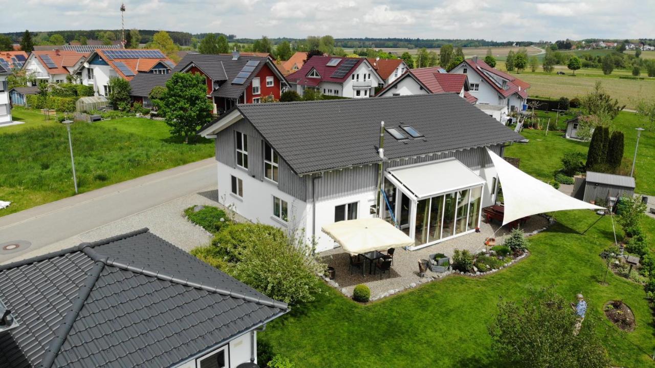 Gemuetliche Ferienwohnung Mit Panoramablick Muttensweiler Dış mekan fotoğraf